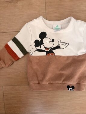 Disney Mickey Mouse Colorblock Pullover Sweatshirt